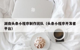 东营湖南头条小程序制作团队（头条小程序开发者平台）